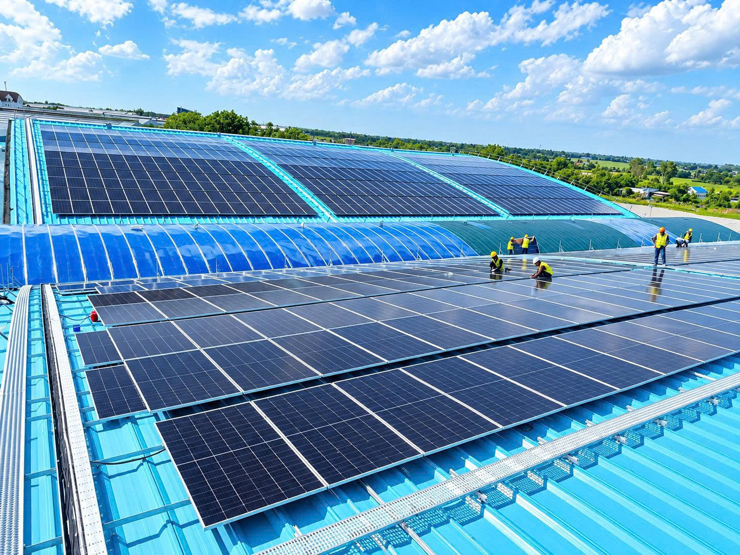 Dự án điện mặt trời áp mái 5MW – GIAVICO, Tây Ninh
