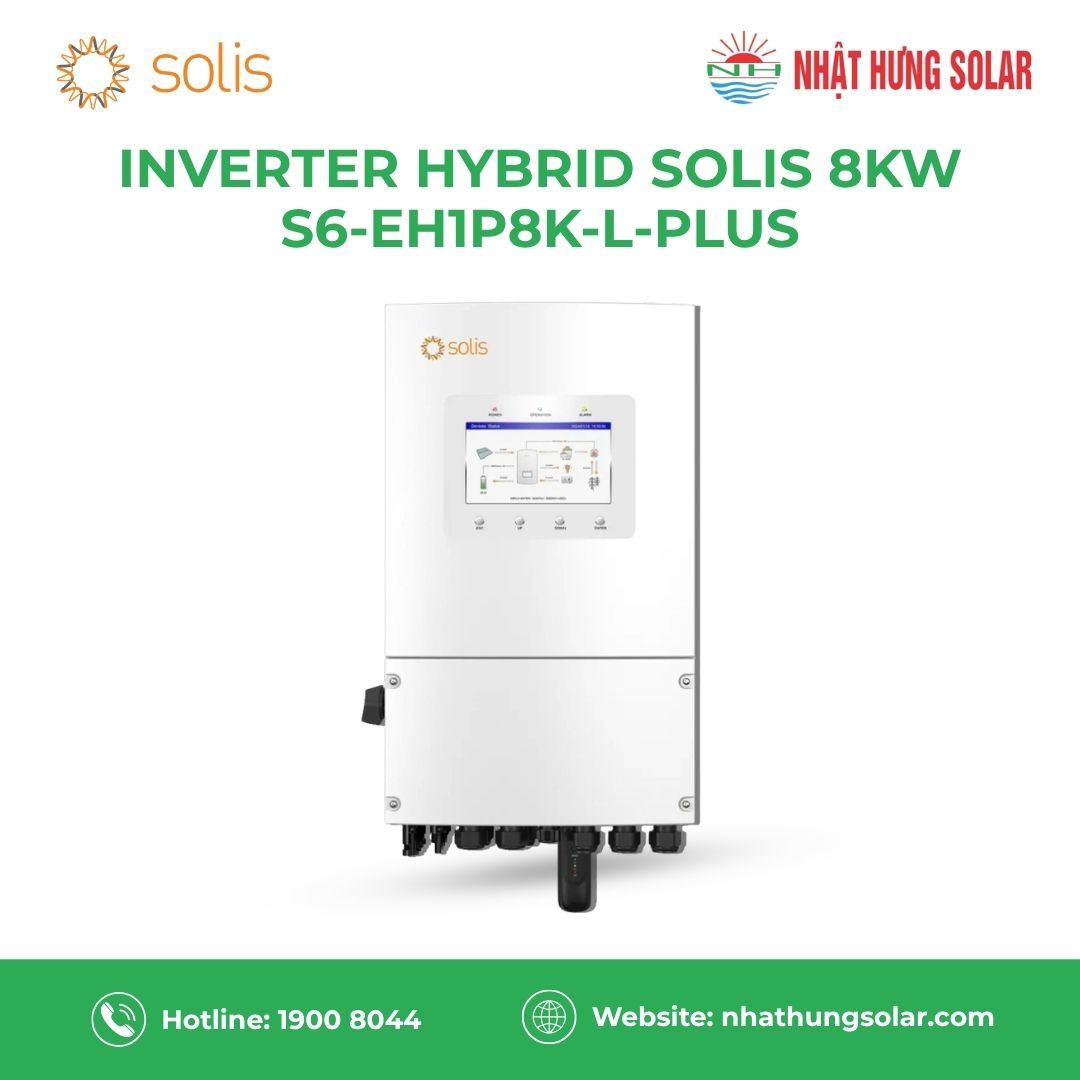 Biến tần hybrid Solis 8kW 1 pha