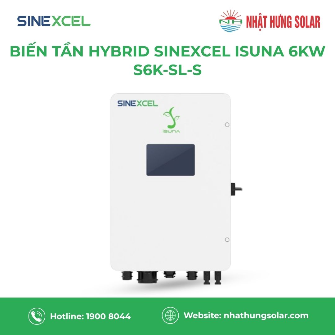 Biến tần hybrid SineXcel Isuna 6kW (S6K-SL-S)