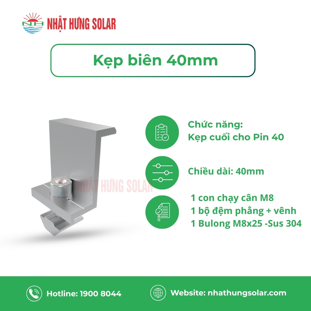 Kẹp biên 40mm