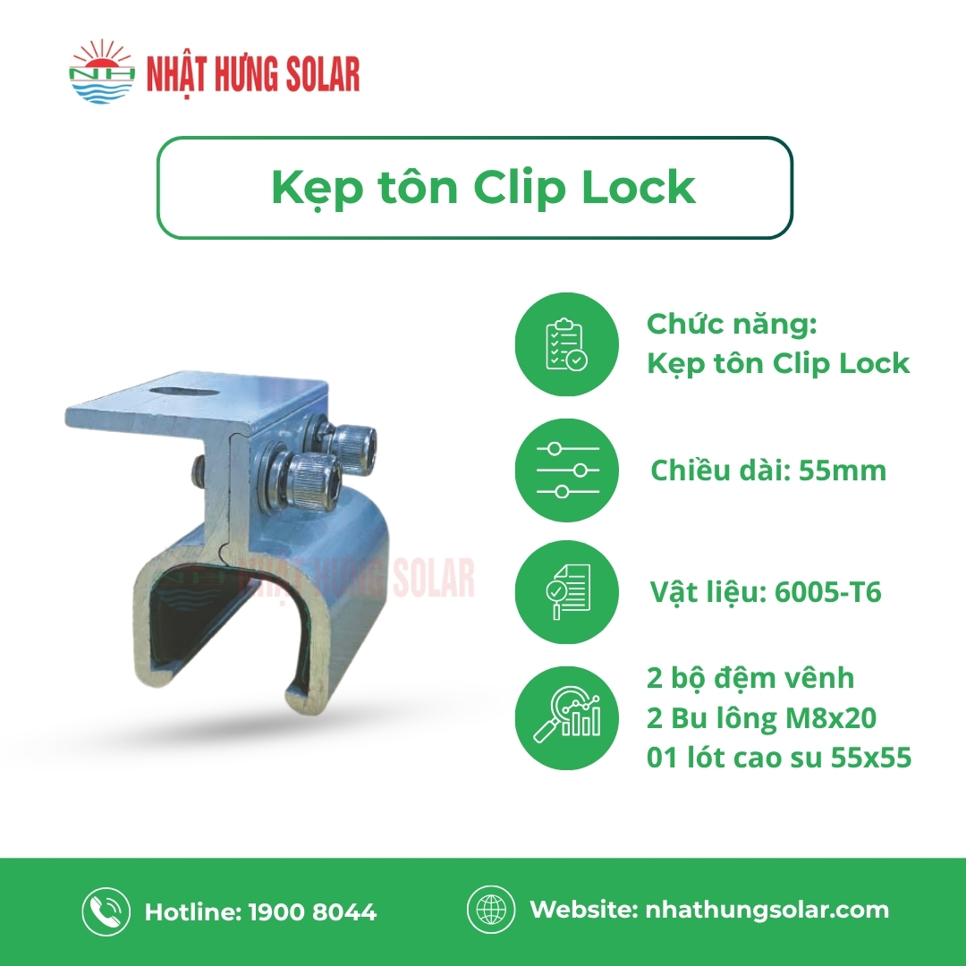 Kẹp tôn Clip Lock